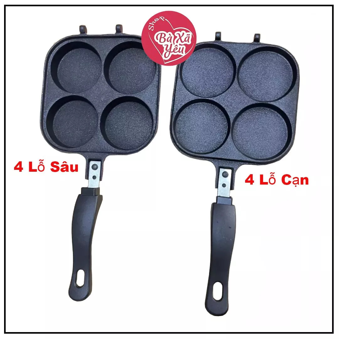 Chảo chia ô 4 ngăn, chảo chiên rán đa năng