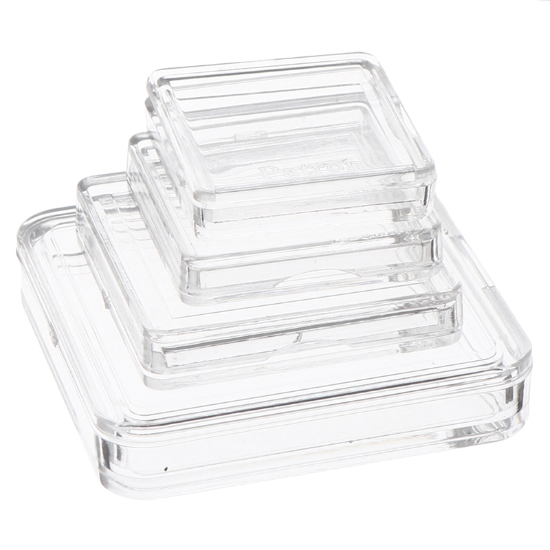 10PCS Square Clear Plastic Protector Containers Case For Token Board Game Holder Boxes Cards Collection. 