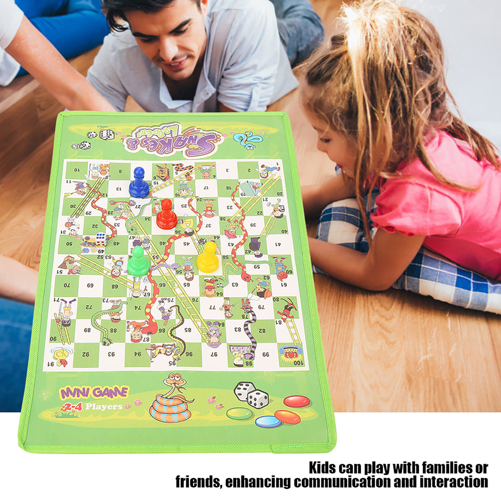 Educational Game Toys Birthday Gift Interactive Game Toys Chessboard Toy Flying Chess Toy Set for School Family Children Home