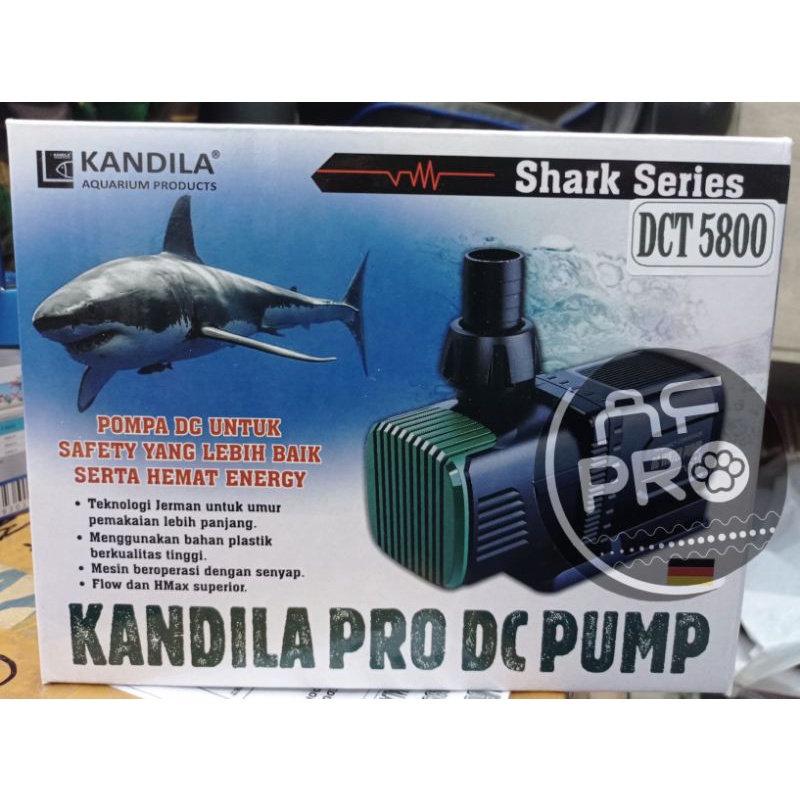 POMPA DC KOLAM KOI AQUARIUM KANDILA PRO DCT 5800