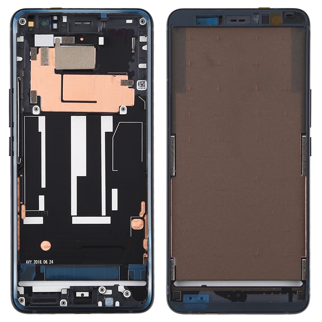 Middle frame bezel plate for htc u11+