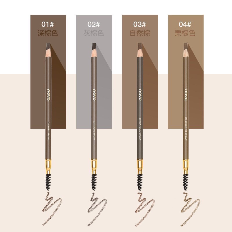 Bút chì kẻ mày dạng gọt NOVO thanhcosmetics