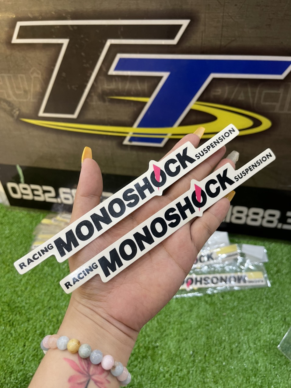 Tem gấp monoshosk xanh ( bộ 2 miếng )