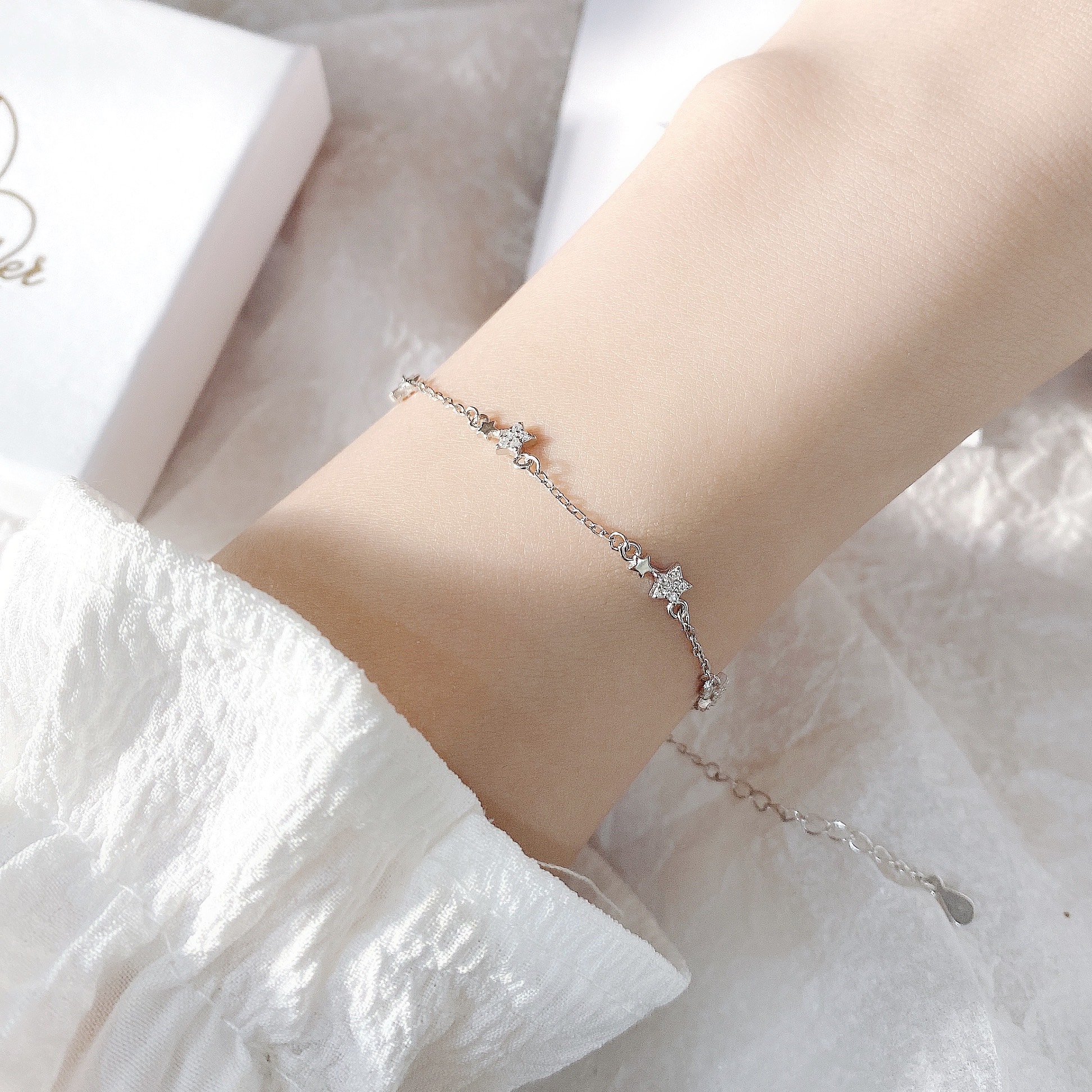 Lắc tay bạc 925 Comedy Bracelet Miuu Silver