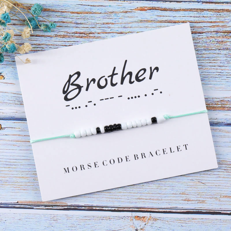 Brother%20Sister%20Gift%20Morse%20Code%20for%20Wo%20%20Brother%20Friendship%20Beaded%20Bracelet%20DIY%20-%20Image%204
