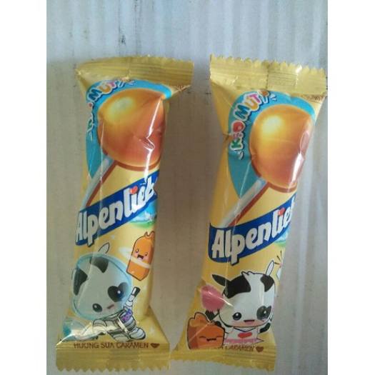 [GÓI 50 Que] Kẹo Mút Alpenliebe Vị Caramen
