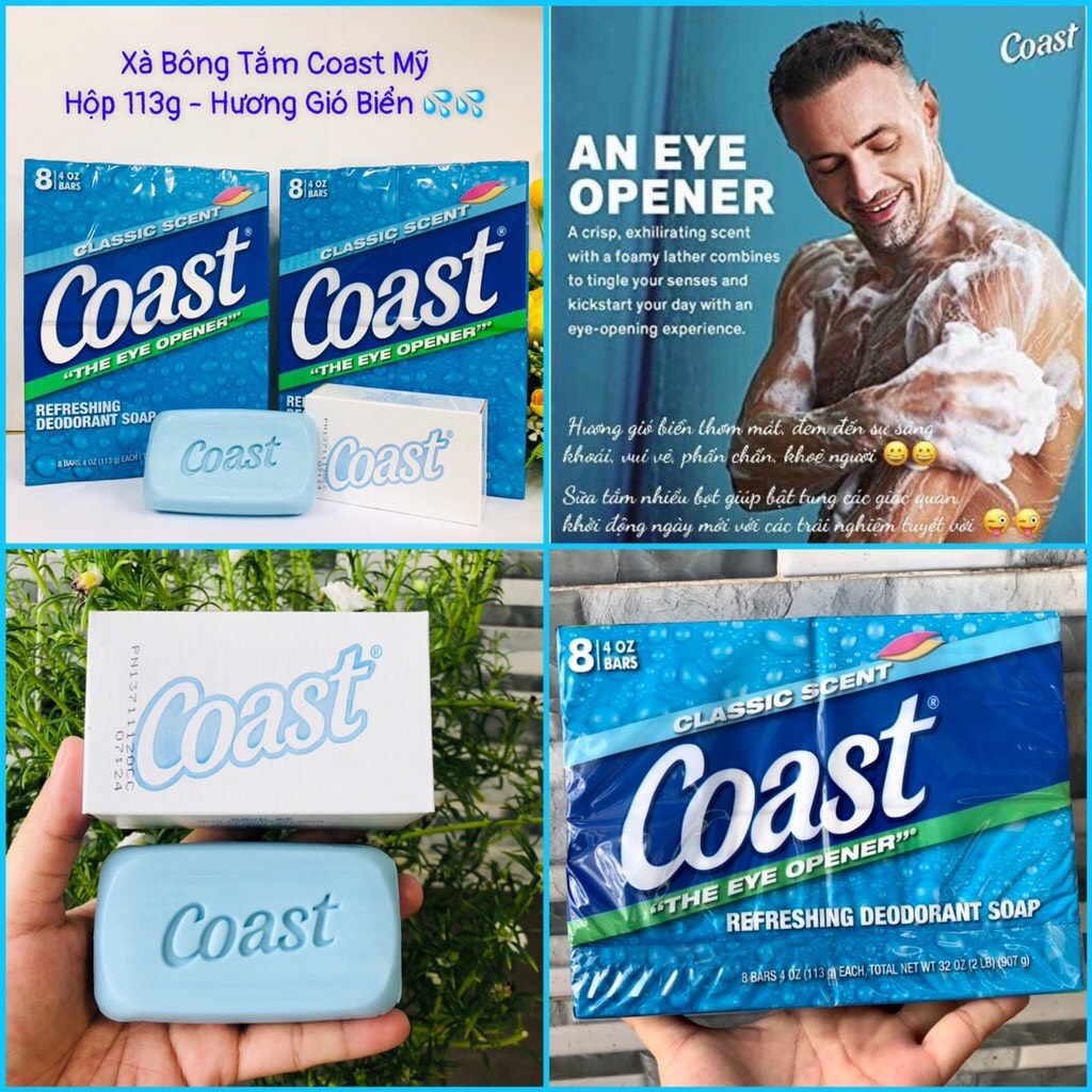 Xà phòng Coast Nhập Khẩu Cục 113gr Mỹ