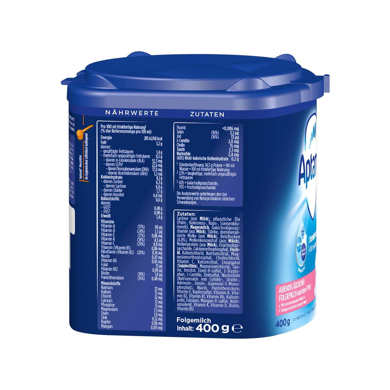 Sữa Aptamil Đức ban đêm cho bé hộp 400g
