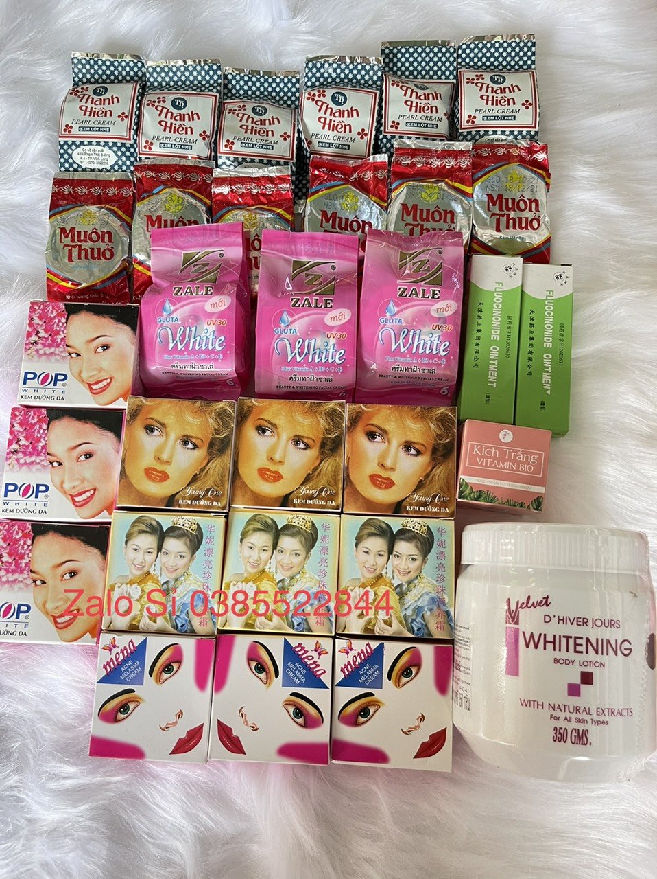 Combo kem trộn siêu trắng nhanh dành cho body ( trộn sẵn 400_500g)