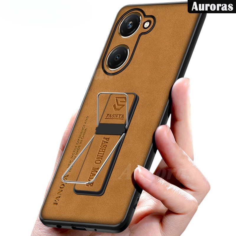 Phone cover For VIVO Y03 Y03T Y18 Y18S Y28S case shell Fluff Luxury Sheepskin Silicone Soft TPU Anti-knock Bracket For Vivo Y03 Y03T Y18 Y18S Y28S Cases Housing