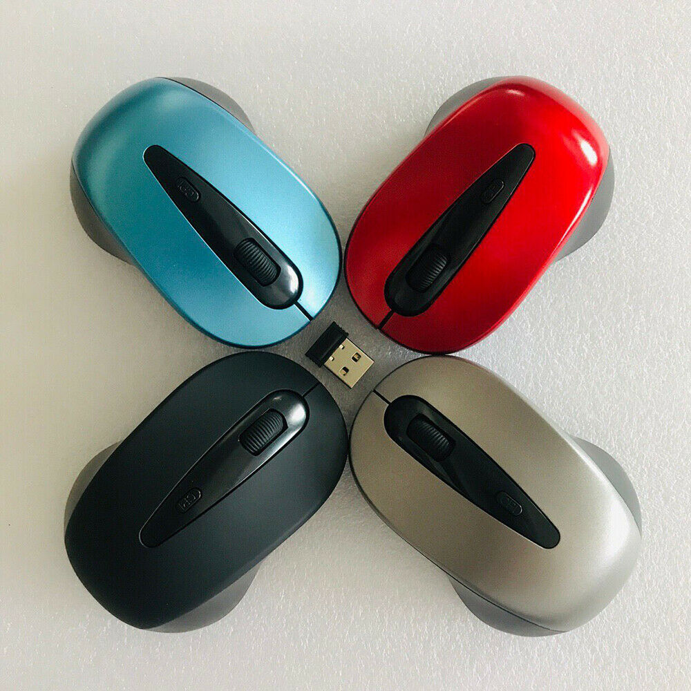 2.4G Wireless Mouse 1600DPI Adjustable Mini Optical Computer Mouse For Laptop Desktop