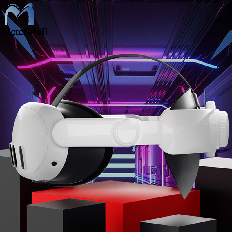 Dây đeo đầu cao cấp thay thế chơi game VR phụ kiện đa có thể điều chỉnh góc độ tương thích cho Meta Quest 3 tai nghe VR