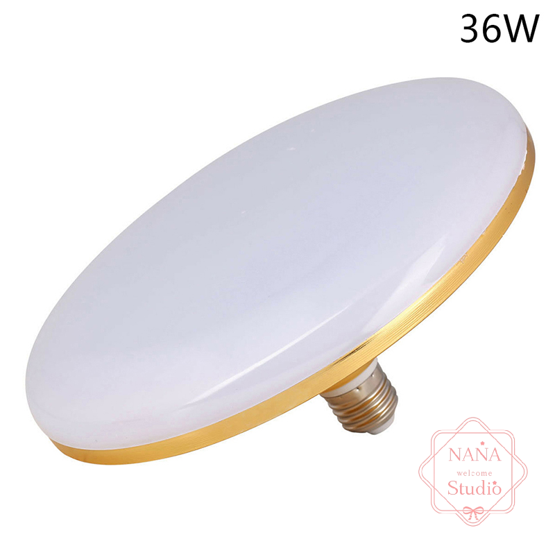 Nana bóng đèn led ufo đèn sân khấu hình cầu đèn trắng nhà để xe 12w 18w 24w 36w 50w 220v e27