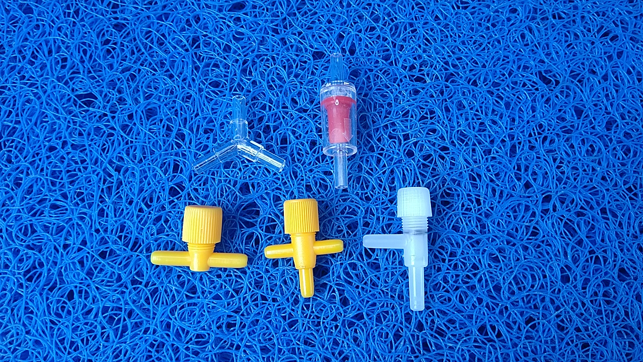 Van và đầu nối dây oxy 4mm dùng cho hồ cá.