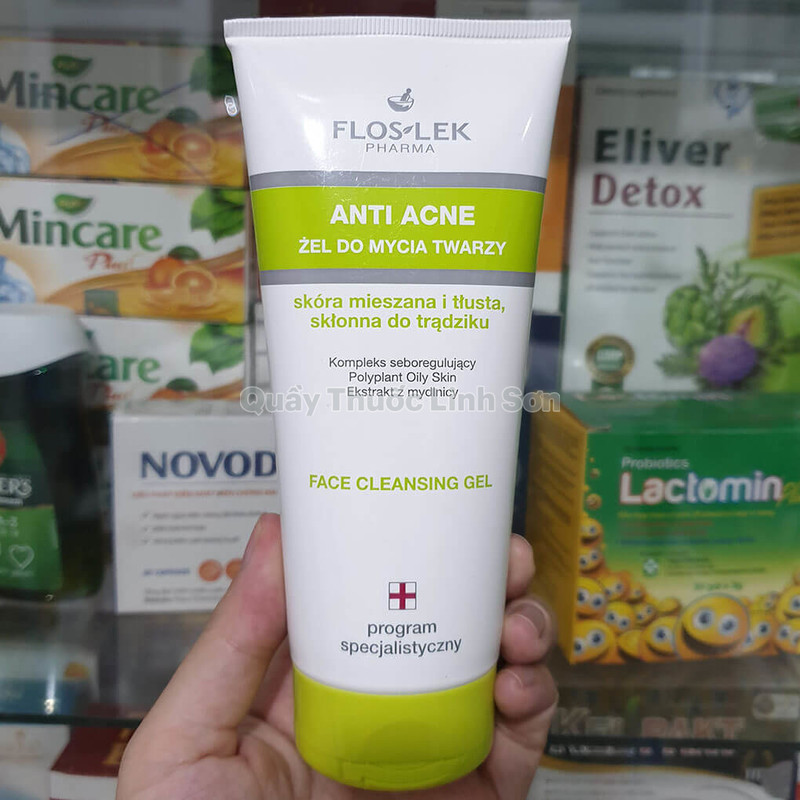 Sữa Rửa Mặt Kiềm Dầu Flos-lek Anti Acne BaLan