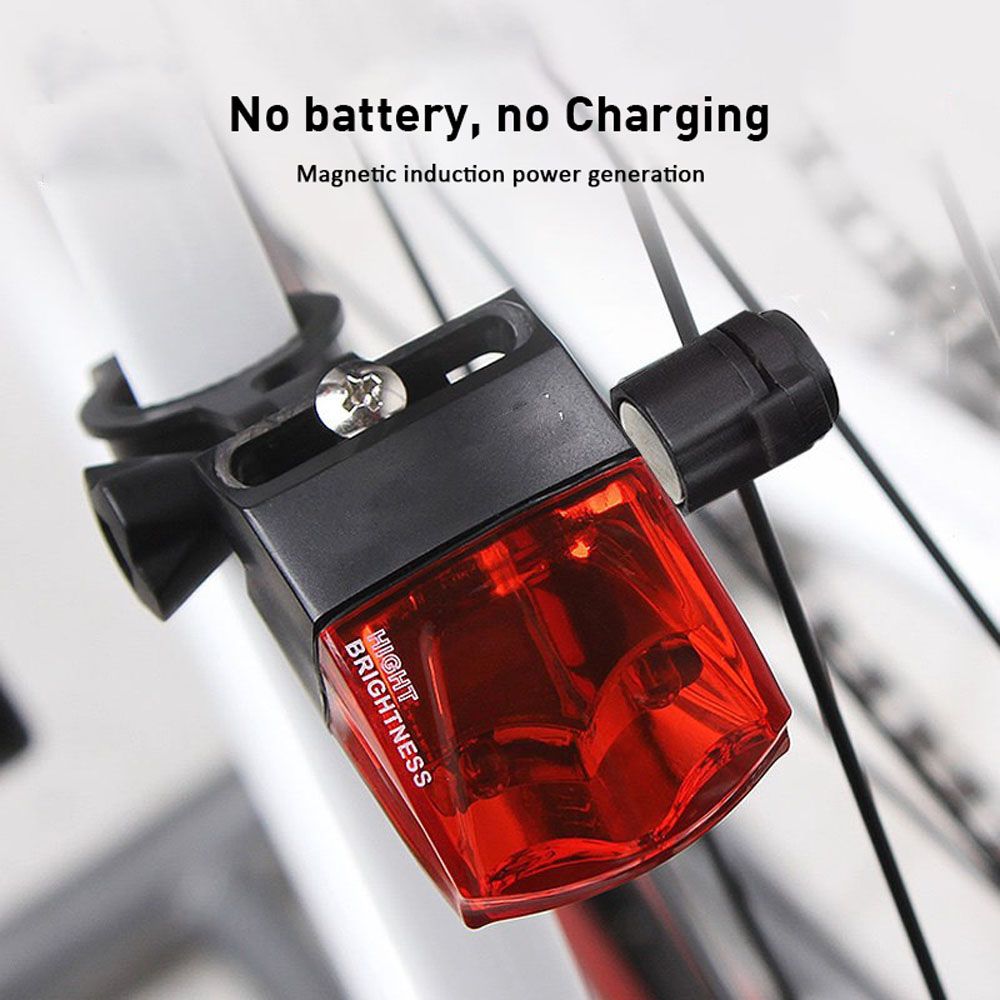Mountain Bike IPX-4 Durable Magnet Taillight Cycling Rear Lights Self ...