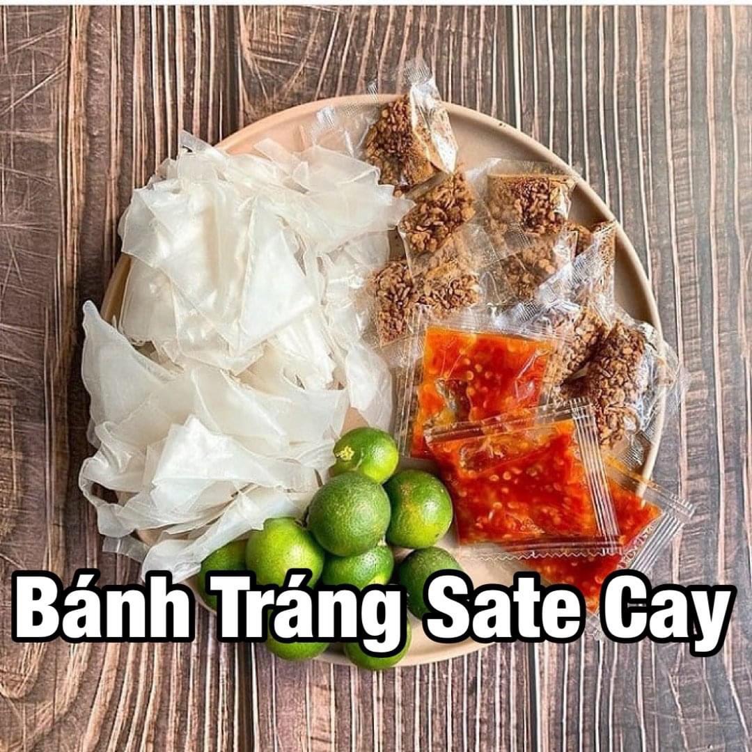 Bánh tráng sa tế siêu cay