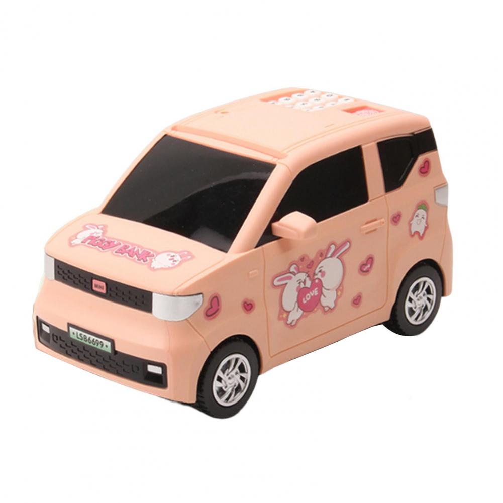 Toysmars máy atm với mật khẩu & vân tay máy atm xe cảnh sát ống heo đựng tiền 2 trong 1 âm nhạc atm tiền ngân hàng an toàn cho trẻ em đồ chơi cậu bé