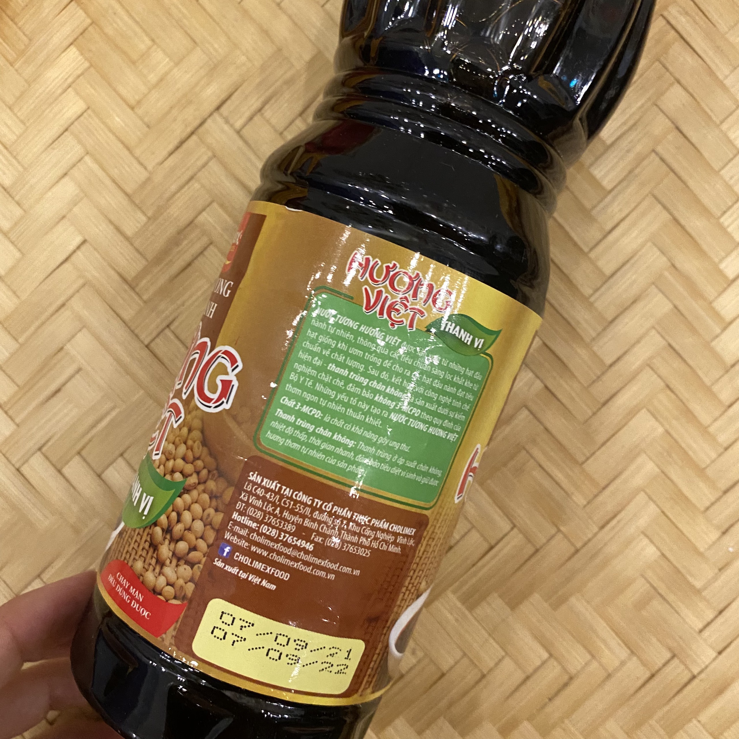 NƯỚC TƯƠNG HƯƠNG VIỆT -500ML