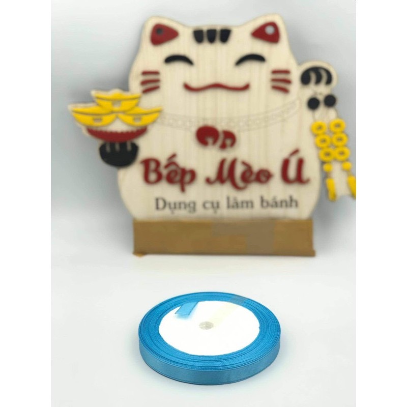 Day ruy băng vải trơn 1cm dài 22m