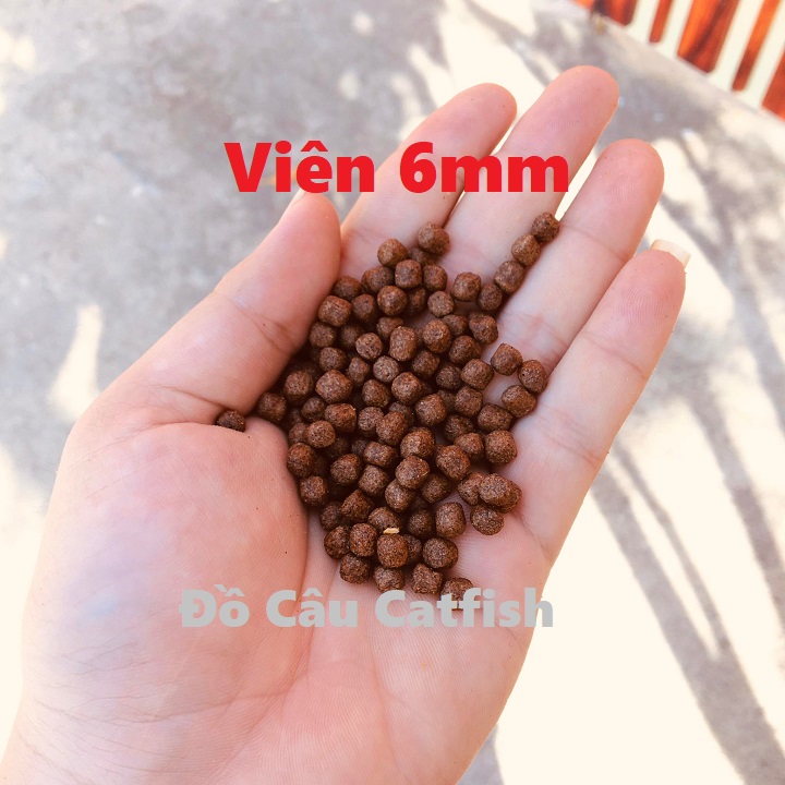 Thức ĂN Cá Hà lan 7025(1kg) 25% Đạm Cho Cá Ăn-Thức Ăn Cá Rô Phi,Điêu Hồng,Chép-Cám Cá Cảnh