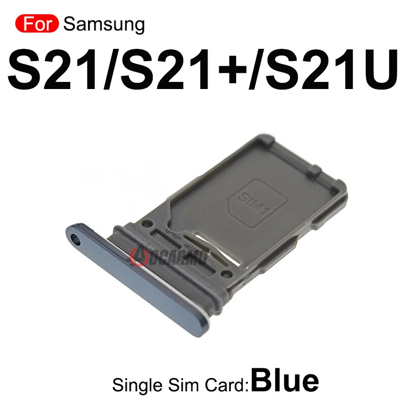 For galaxy s21 plus dual sim card s21+ s21 ultra single sim tray microsd holder nano slot replacement part