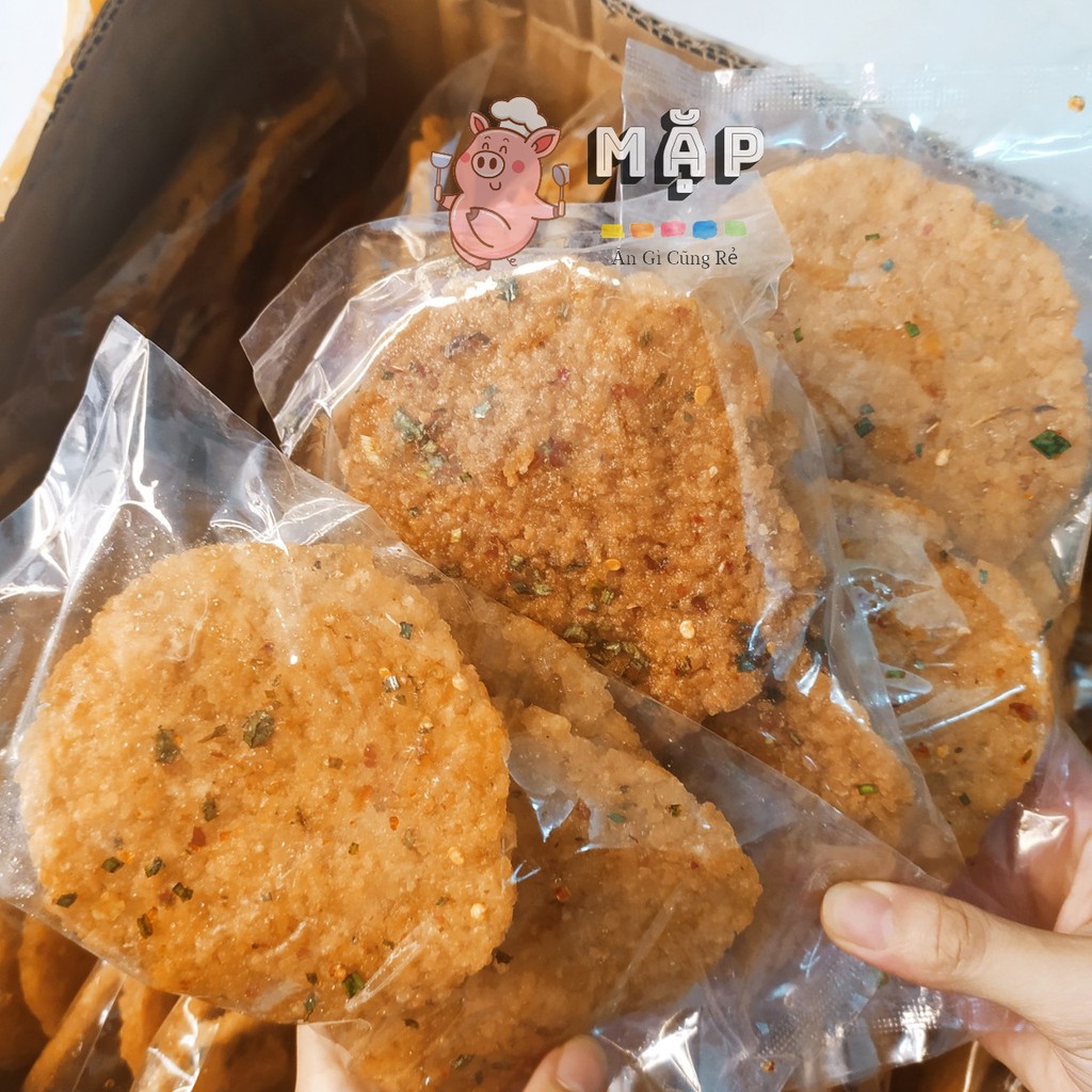 Cơm Cháy Chiên Mắm Hành Ớt giòn rụm thơm ngon [1 Gói 3 miếng]
