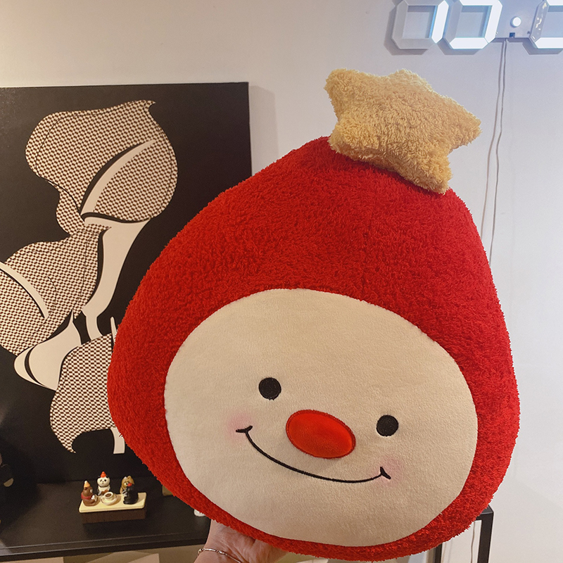 Christmas snowman Elf pillow sofa cushion can intervene to warm hands and cover the stars doll holiday to send girls cute