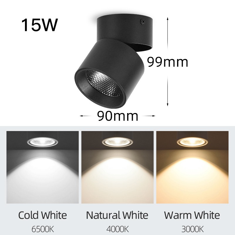 Đèn led âm trần macaron 220v đèn bắc âu hiện đại 5w 10w 15w đèn chiếu sáng - ảnh sản phẩm 9