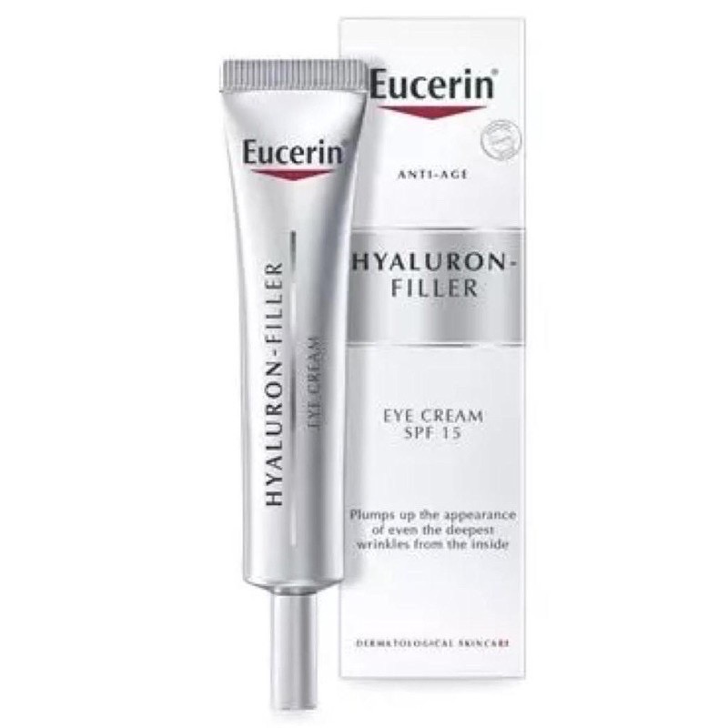 Eucerin HYALURON [3X]+ FILLER EYE CREAM SPF 15 [15 ML] (ยูเซอริน อาย