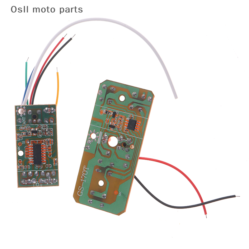 OsIl 4CH RC điều khiển từ xa 27MHz mạch PCB Transmitter Receiver Board đài phát thanh hệ thống cho RC xe