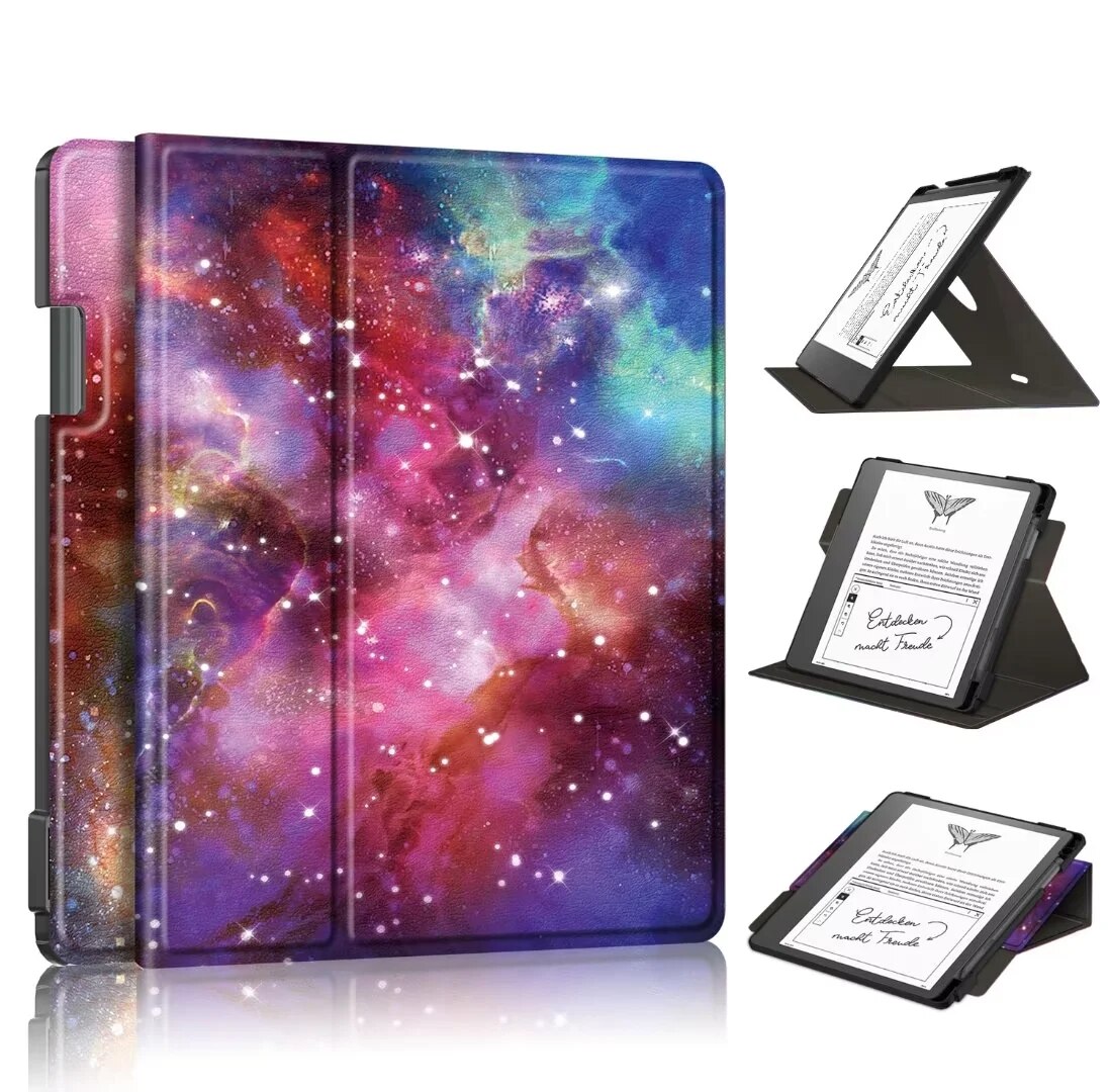 Case For Amazon Kindle Scribe 10.2 PU Leather Stand Tablet Cover For Kindle Scribe 10.2 Inch Protective Shell