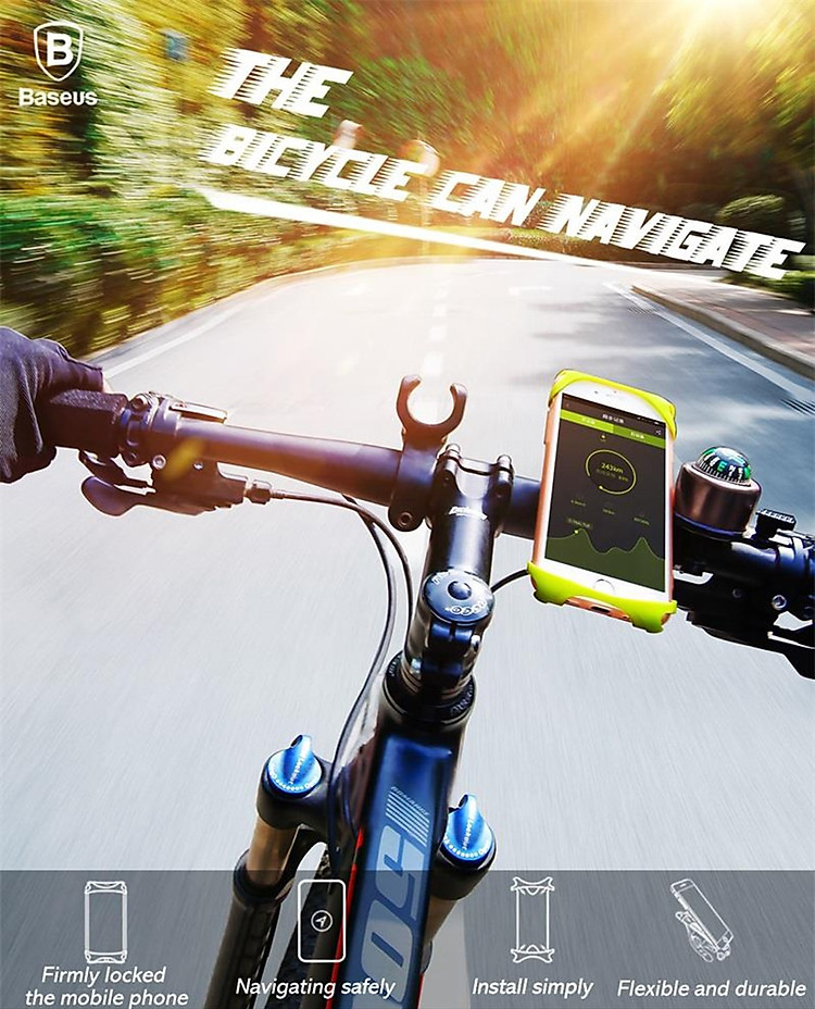 Giá đỡ điện thoại trên xe đạp Baseus Miracle Bicycle