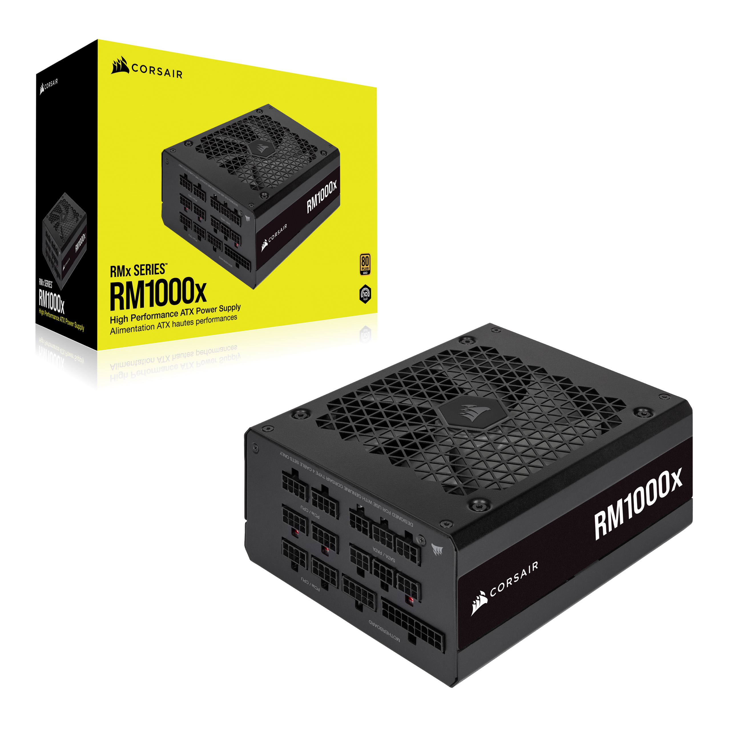 CORSAIR RMx Series RM1000x 80 PLUS Gold Fully Modular ATX Power