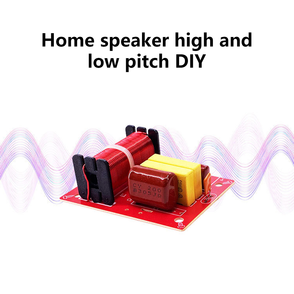 【Clearance Markdowns】 Hi-Fi Audio Speaker Crossover 2-Way 80W Home Speakers Treble Midrange Bass FiltersFrequencyDivider
