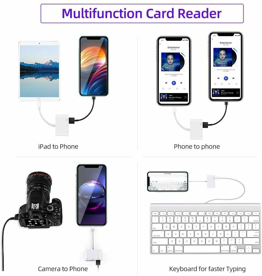 🔔 [Giao hàng nhanh]Đầu Đọc Thẻ Máy Tính Di Động Android Type-C Đầu Đọc Đĩa U Thẻ OTG/SD/TF Đa Chức Năng