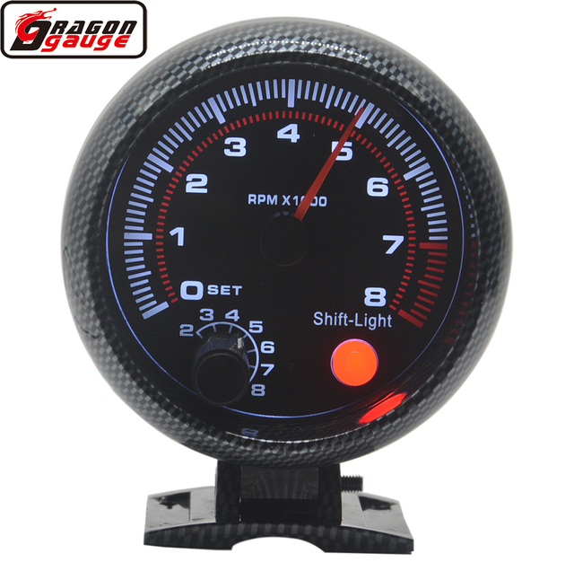 NEW 【Innovative design】3.75 Inch 80mm Auto Racing Car 0-8000 Rpm Gauge ...