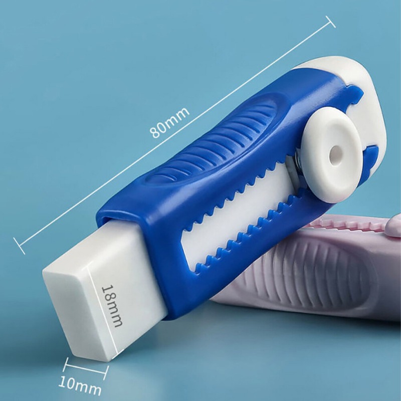 Trẻ em của Push-Pull tẩy sáng tạo căng ra Tẩy bút chì có thể thay thế lõi Push-Pull thiết kế Tẩy bút chì công cụ trẻ em học văn phòng phẩm quà tặng