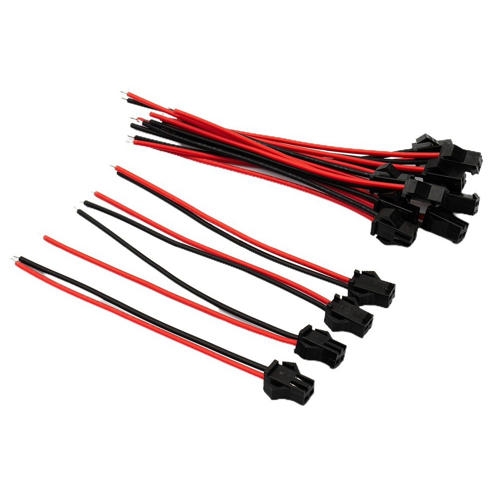 Comforhome PVC Connector Plug Terminal 120pcs Wire 2Pin 60pairs Copper Electrical