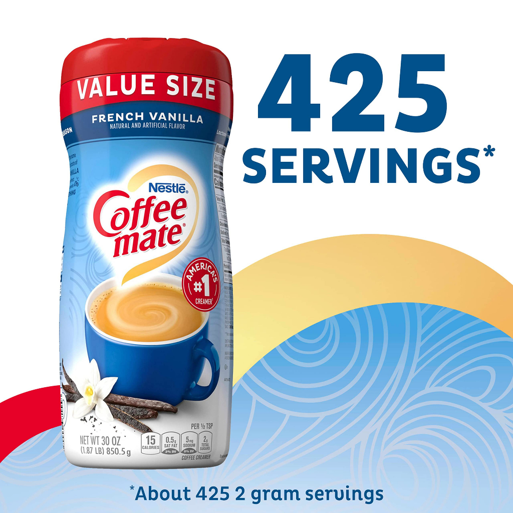 NHẬP HÀNG - BỘT KEM PHA CÀ PHÊ COFFEE MATE NESTLE VỊ VANILLA