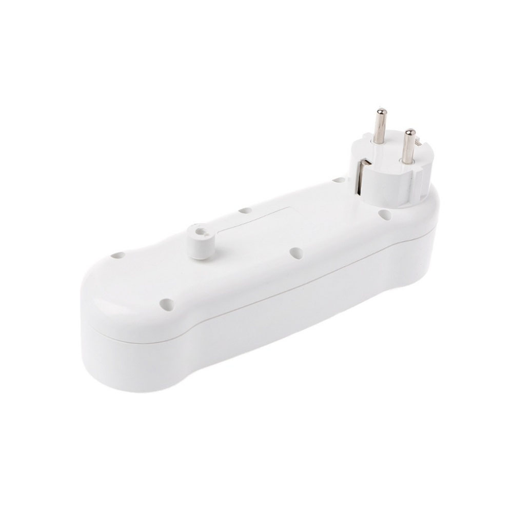 AC 110~250V 16A European Type Conversion Plug 1 to 3 Way EU Standard Power Adapter Socket EU Conversion Socket Plug with Switch