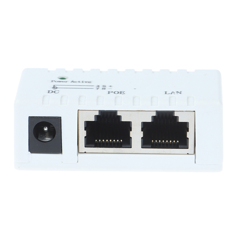 12V - 48V Passive POE injector for IP Camera VoIP Phone Netwrok AP device. 