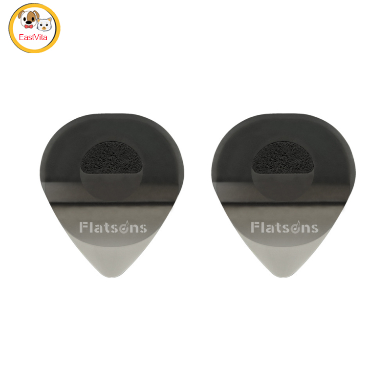 2 Pcs Flatsons Fp-03l Led Glowing Guitar Pick Folk Guitar Luminous Pick Gift Musical Instrument Accessories