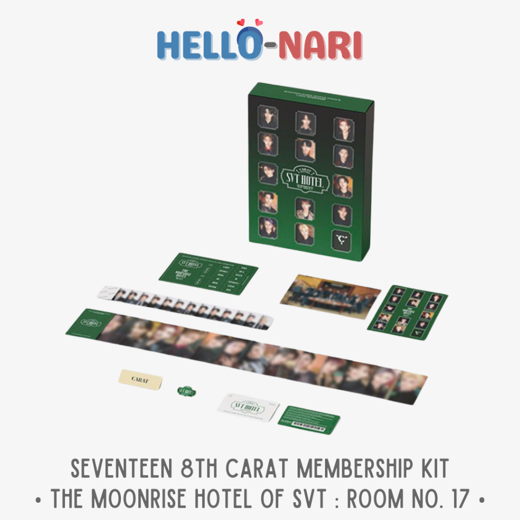 UNSEALED /TINGI] SEVENTEEN 8th Carat Membership Kit - The Moonrise