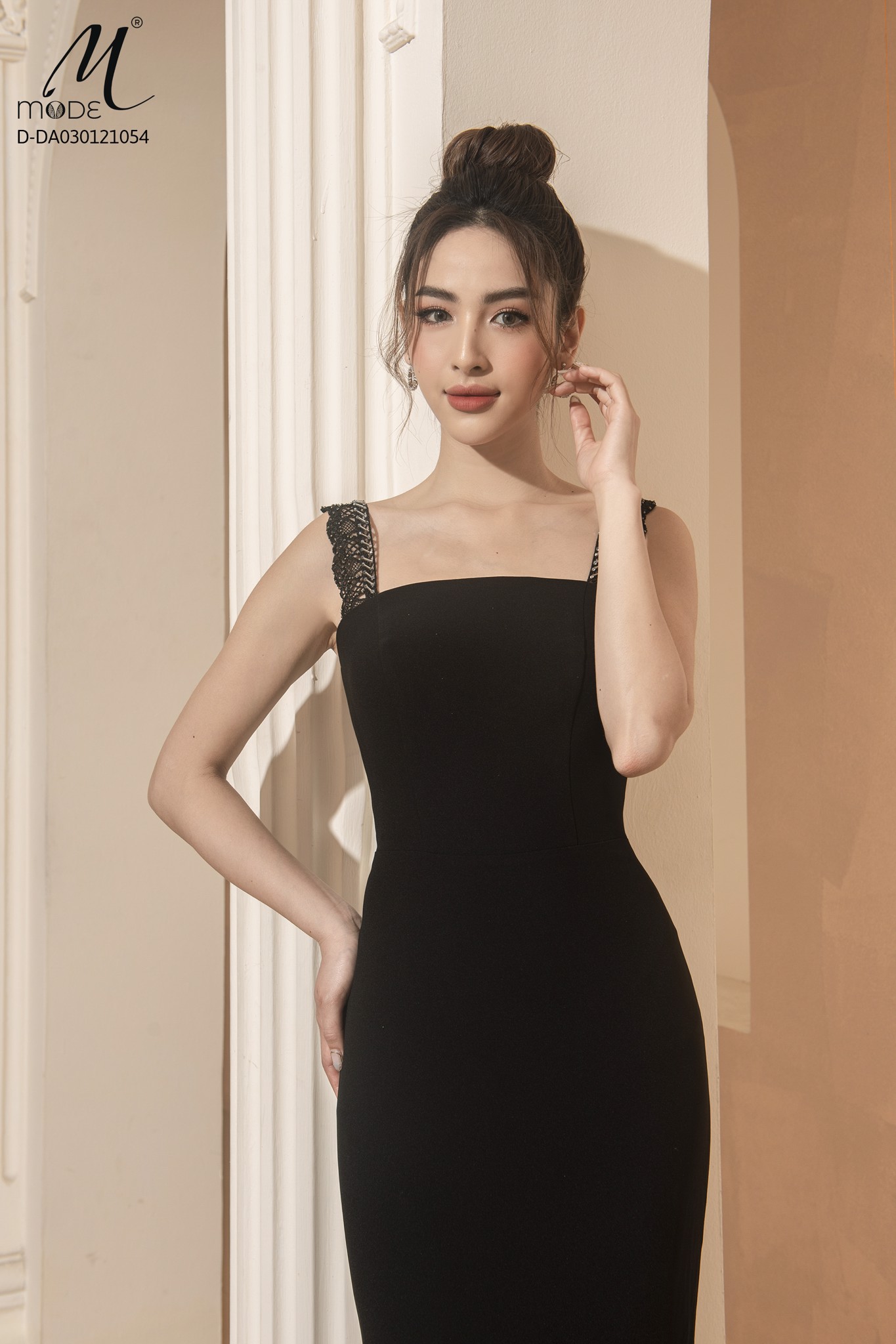 Đầm hai dây đuôi cá MMOUTFIT CAO CẤP CHUẨN FORM