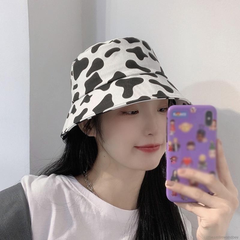 Mũ Bucket Bò Sữa hot trend mùa hè