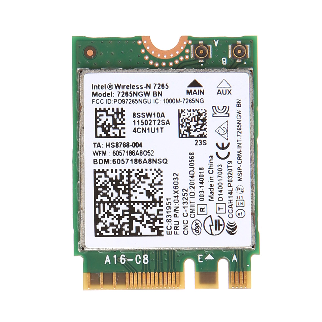 Ieee 802.11ac wifi ngff m2 interface 867mbps wifi adapter for lenovo laptop pcs-ngff m2 wi-fi card for w/ bt-compatible