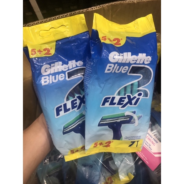 Combo 7 cây dao cạo râu Gillette FLEXI