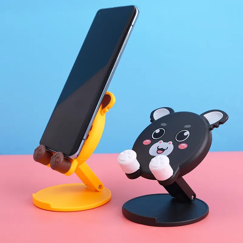 Universal Cute Desktop Mobile Phone Holder Stand for IPhone IPad Adjustable Tablet Foldable Table Cell Phone Bracket Stands