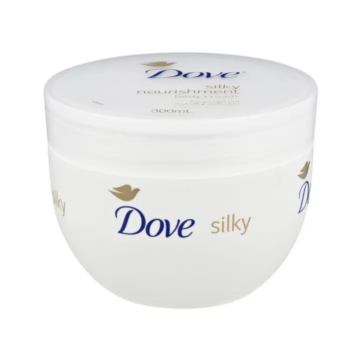 dove body silk moisturizing cream